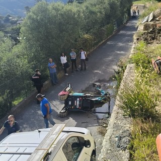 Incidente con escavatore a Ventimiglia, uomo elitrasportato al Santa Corona: condizioni serie ma non gravi