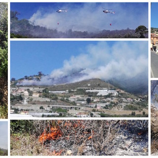 Sanremo: due elicotteri ed il canadair in località Crocetta a Coldirodi per un vasto incendio boschivo (FOTO e VIDEO) Sanremo: due elicotteri ed il canadair in località Crocetta a Coldirodi per un vasto incendio boschivo (FOTO e VIDEO)