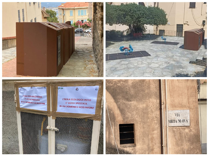 Imperia, Iseco al Parasio marcia indietro del Comune: isole ecologiche spostate in via Porta Nuova (foto) Imperia, Iseco al Parasio marcia indietro del Comune: isole ecologiche spostate in via Porta Nuova (foto)