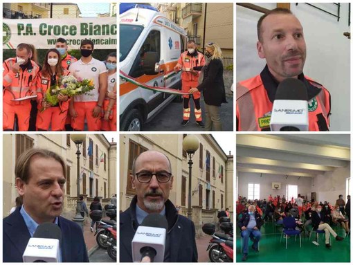Imperia: la Croce Bianca inaugura i nuovi mezzi, Trincheri: "Dopo sette anni lascio la presidenza, bello terminare con una festa" (foto e video) Imperia: la Croce Bianca inaugura i nuovi mezzi, Trincheri: "Dopo sette anni lascio la presidenza, bello terminare con una festa" (foto e video)