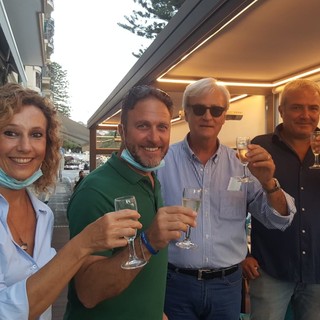 Elezioni regionali 2020, Alessandro Piana inaugura il point a Sanremo. A sostenerlo anche gli europarlamentari Campomenosi e Rinaldi (Foto e video)