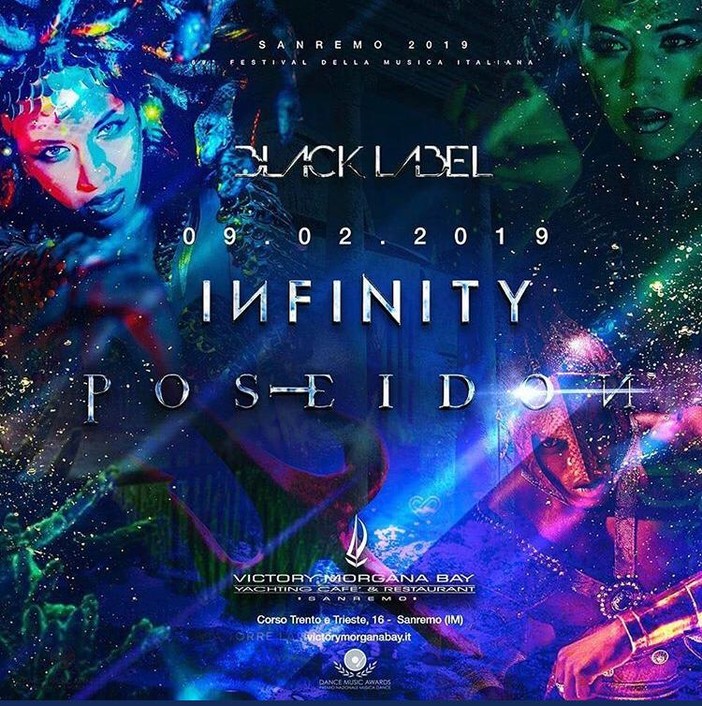Sanremo apre le porte al mondo di Infinity per il closing party del Festival al Victory Morgana Bay