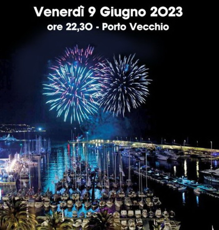 Spettacolo pirotecnico sul porto di Sanremo in occasione della partenza della 70° competizione velica ‘Rolex Giraglia’ Spettacolo pirotecnico sul porto di Sanremo in occasione della partenza della 70° competizione velica ‘Rolex Giraglia’