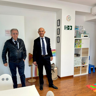 Incontro tra Alessandro Mager e Giacomo “Mino” Casagrande a Taggia, presso l’associazione “La Casa Grande di Giz”.