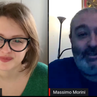 Un momento dell'intervista Un momento dell'intervista