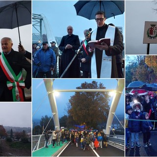 Inaugurato a Imperia il nuovo ponte dei Piani. Scajola: "Collegamento sicuro e scenografico"(foto e video)
