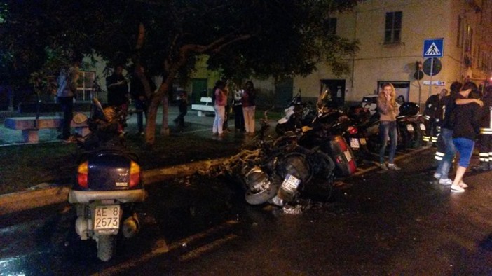 Imperia: arrestato l'uomo che appiccò l'incendio a sette motorini la notte del 21 ottobre