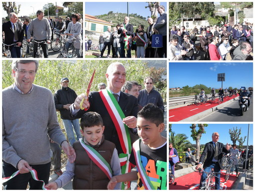 L'inaugurazione del nuovo tratto di pista ciclabile L'inaugurazione del nuovo tratto di pista ciclabile