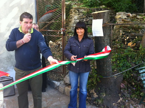 Il sindaco Walter Bestagno e l'assessore Stefania Tononi