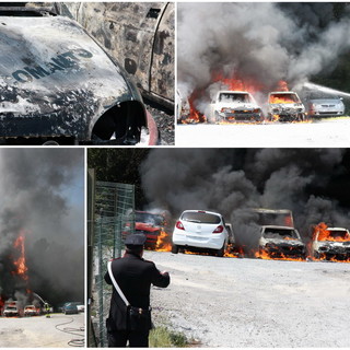 Taggia: incendio alle auto della Comauto, si parla di cause accidentali Taggia: incendio alle auto della Comauto, si parla di cause accidentali