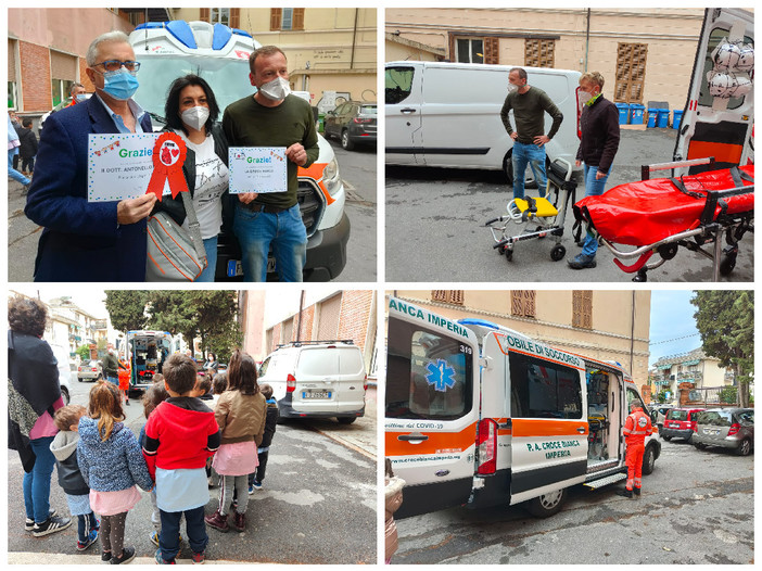 Imperia, all'Istituto Littardi la Croce Bianca e il dottor Ranise parlano di prima emergenza ai piccoli allievi (Foto e Video) Imperia, all'Istituto Littardi la Croce Bianca e il dottor Ranise parlano di prima emergenza ai piccoli allievi (Foto e Video)