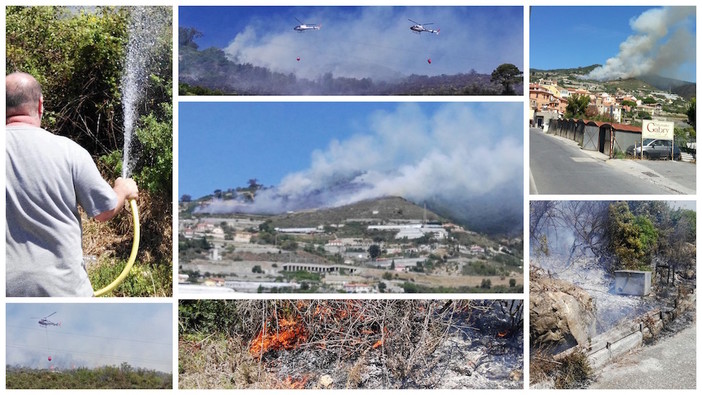 Sanremo: due elicotteri ed il canadair in località Crocetta a Coldirodi per un vasto incendio boschivo (FOTO e VIDEO) Sanremo: due elicotteri ed il canadair in località Crocetta a Coldirodi per un vasto incendio boschivo (FOTO e VIDEO)