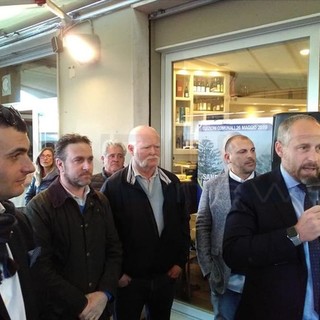 Sanremo: elezioni amministrative, Sergio Tommasini e il candidato della Lega Alessio Graglia incontrano la cittadinanza