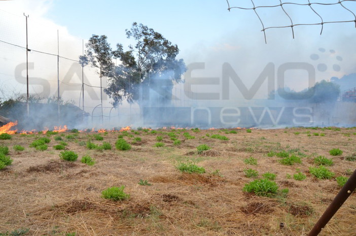 San Bartolomeo al Mare: incendio in frazione Chiappa, sospesa momentaneamente l'erogazione dell'acqua