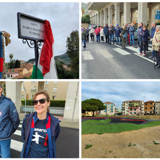 Imperia, circuito di pump track e parco di Castelvecchio dedicati a padre Chiaffredo Peyrona. Assessore Gandolfo: “Figura importantissima (foto e video)