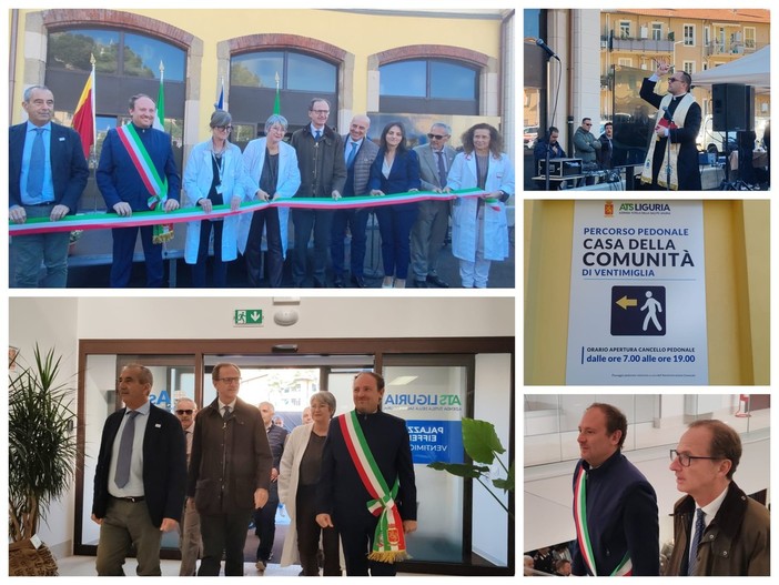 Ventimiglia inaugura la casa della comunità, l'assessore regionale Nicolò: "Presidio fondamentale per il territorio" (Foto e video)