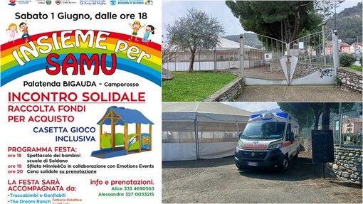 “Insieme per Samu”, incontro solidale a Camporosso per acquistare una casetta gioco inclusiva (Foto)