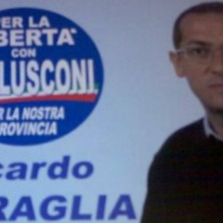 Elezioni 2010: il candidato Riccardo Moraglia ieri a Bussana