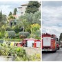 Bordighera, incidente stradale in via dei Colli: scattano i soccorsi (Foto)