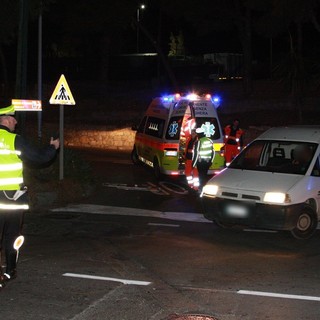 Bordighera: scontro moto-furgone in Arziglia, un 35enne ferito e portato in ospedale