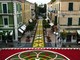 Diano Marina: la foto live dell'Infiorata del Corpus Domini scattata alle 6.30