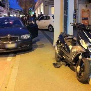 Sanremo: incidente in corso Marconi, 17enne in scooter ferito dopo lo scontro con un auto