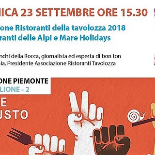 Ristoranti della Tavolozza: al via la campagna di adesioni per il 2019 Ristoranti della Tavolozza: al via la campagna di adesioni per il 2019