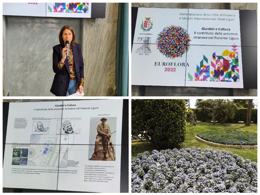 Imperia: Villa Grock e Bicknell di Bordighera a Euroflora 2022, Assessore Roggero “Vetrina internazionale importantissima” (foto e video) Imperia: Villa Grock e Bicknell di Bordighera a Euroflora 2022, Assessore Roggero “Vetrina internazionale importantissima” (foto e video)