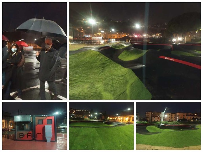 Imperia: inaugurata la pista di pump track al parco di Castelvecchio, Scajola: "Rione un tempo degradato, oggi sta crescendo" (foto e video) Imperia: inaugurata la pista di pump track al parco di Castelvecchio, Scajola: "Rione un tempo degradato, oggi sta crescendo" (foto e video)