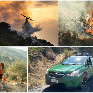 Emergenza incendi nel Ponente ligure: le indagini vanno avanti separate, tra testimoni e videosorveglianza