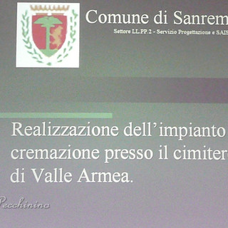 Sanremo: prosegue l'iter per realizzare un forno crematorio in Valle Armea. Si attende un privato interessato