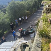 Incidente con escavatore a Ventimiglia, uomo elitrasportato al Santa Corona: condizioni serie ma non gravi
