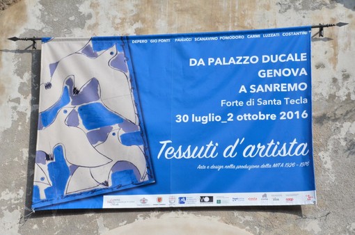 Sanremo: domani a Santa Tecla, presentazione catalogo mostra 'La Trama dell’Arte – arte e design nella produzione della Mita'