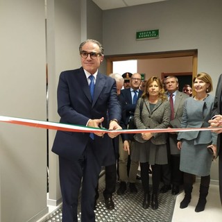 Imperia: inaugurata una nuova aula penale, Bracco: "Diminuito l'arretrato dei processi penali e civili" (foto e video)