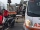 Ventimiglia: scontro tra uno scooter ed un'auto in via Verdi, 68enne portata in Ospedale