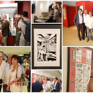 Via a Sanremo Art &amp; Comics: mostrata la prima tavola esclusiva con Diabolik davanti al Casinò. Il fumetto usato per cultura e turismo