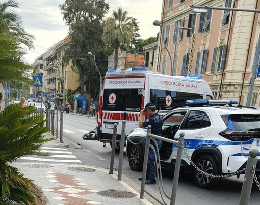 Sanremo, incidente in corso Cavallotti: una persona soccorsa e trasportata in ospedale