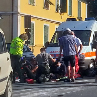 Diano Marina, incidente ai piedi di capo Berta, grave giovane a bordo di una moto