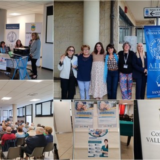 Vallecrosia, sala polivalente gremita per l'incontro su "La patologia uro-genitale nella popolazione anziana e non" (Foto e video)
