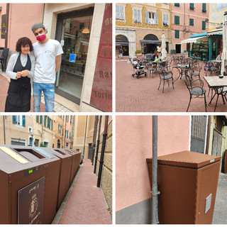 Imperia, isole ecologiche non si placano le proteste. I commercianti di piazza San Giovanni: “Costretti a portare i rifiuti in largo Viale. Perché?” (foto)
