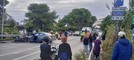 Sanremo, incidente moto-auto a Bussana: scattano i soccorsi (Foto)