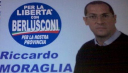 Elezioni 2010: il candidato Riccardo Moraglia ieri a Bussana