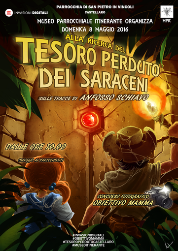 Castellaro: domenica 8 maggio, ‘Alla ricerca del tesoro perduto dei Saraceni’ e ‘Concorso fotografico ‘Obiettivo Mamma’ Castellaro: domenica 8 maggio, ‘Alla ricerca del tesoro perduto dei Saraceni’ e ‘Concorso fotografico ‘Obiettivo Mamma’