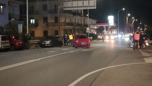 Tamponamento a catena ad Arma di Taggia: tre mezzi coinvolti, un ferito in codice giallo e traffico in tilt