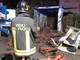Arma di Taggia, incendiato  nella notte un container nel parcheggio Sant'Erasmo: vigili del fuoco in azione (foto e video)