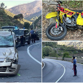 Grave incidente tra Taggia e Badalucco: due ragazzi in moto sono rimasti feriti