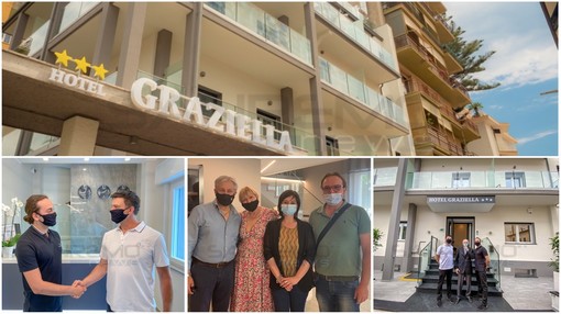 Arma di Taggia riscopre l'Hotel Graziella: una stella in più ma lo stesso clima familiare che l'ha reso famoso (Video servizio)