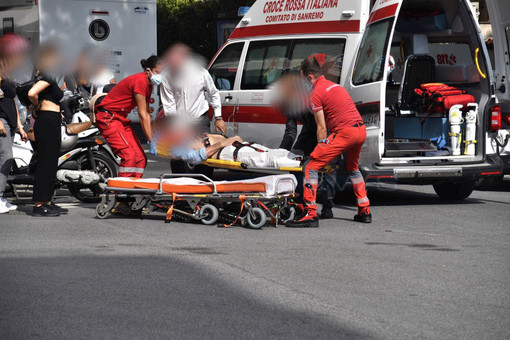 Sanremo: donna di 55 anni investita in via Nino Bixio, trasportata in codice giallo all'ospedale 'Borea'