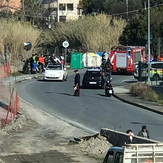 Diano: brutto incidente nei pressi della stazione. Un uomo è stato trasferito in elicottero al Santa Corona dopo essere caduto dalla bicicletta