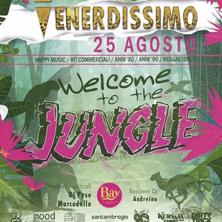 A Sanremo il venerdì è "...SSIMO": con BAY CLUB e FESTIDEA questa sera l'evento "Welcome to the Jungle"
